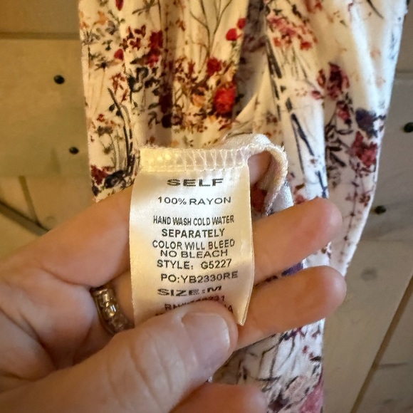 EUC Kori Faux Wrap Floral Dress - Picture 6 of 7